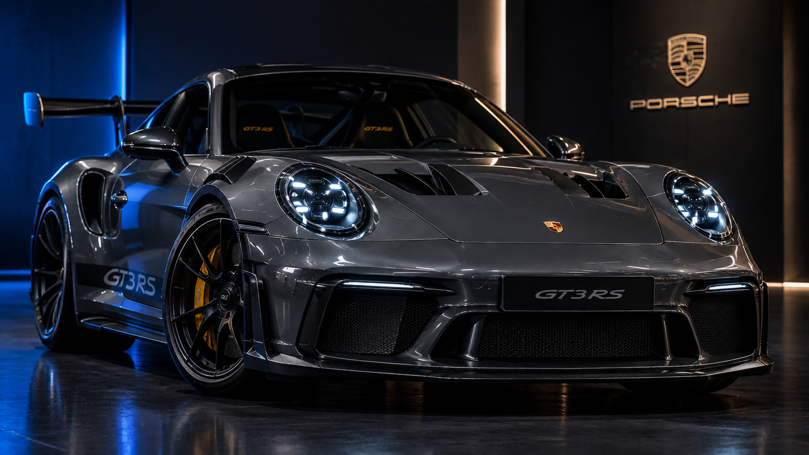 Porsche Carrera - fotografia cinematográfica noturna